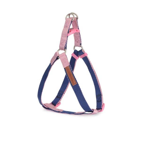 HARNAIS  NYLON CAMON ONE TOUCH BICOLORE BLEU/ROSE 25X600X1000MM