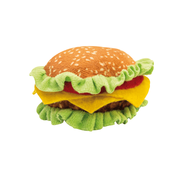 CAT TOY BAKERY HAMBURGER CATNIP 8.5cm